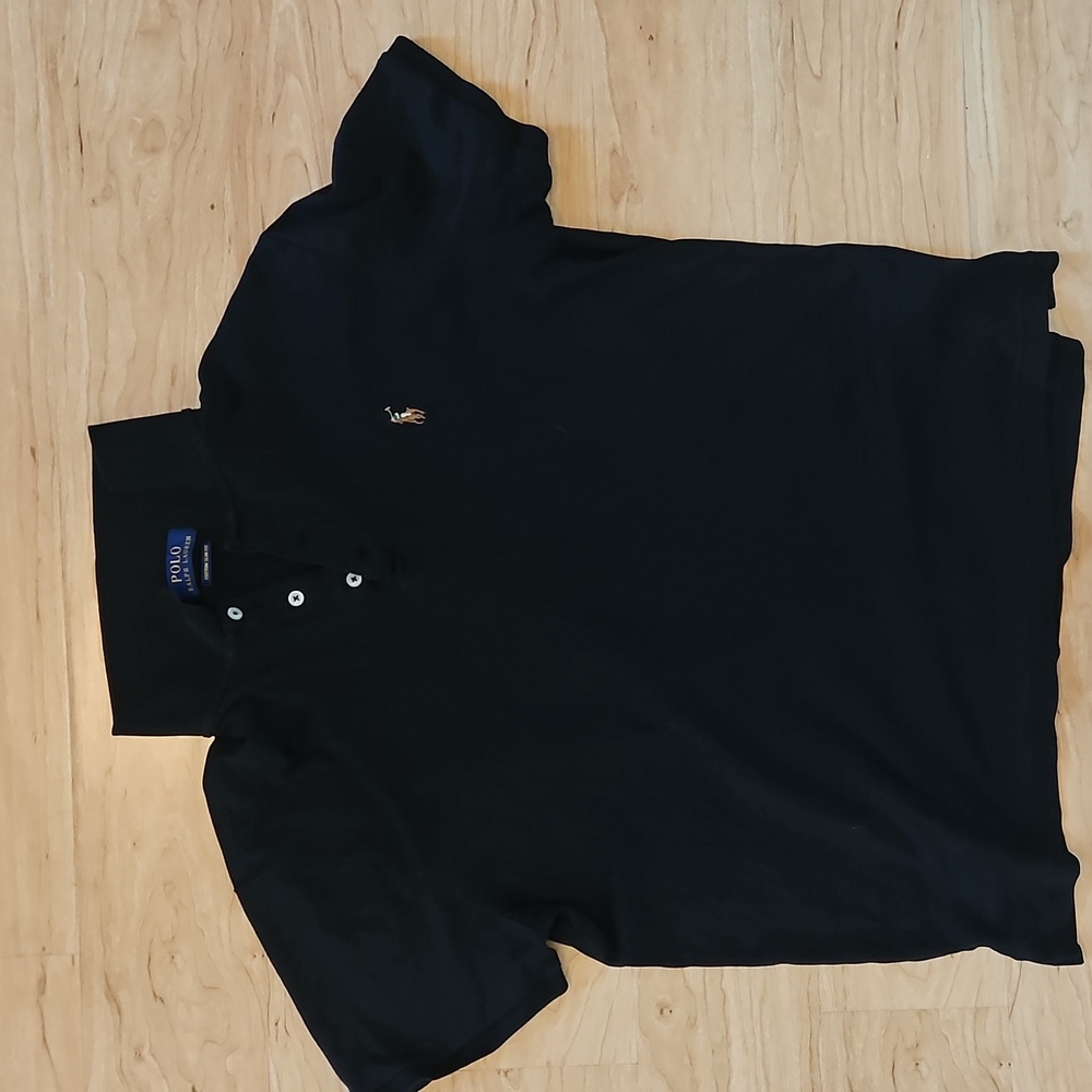 Ralph Lauren Men's Black Polo Shirt